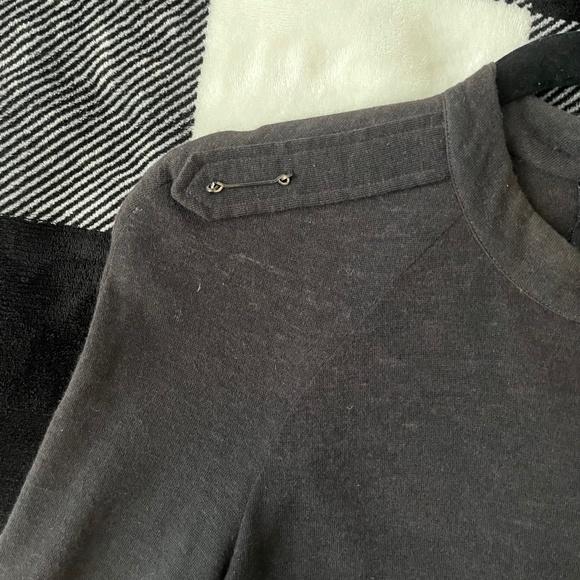 Vintage Sonia Reykiel Black Wool Sweater Dess - Picture 1 of 6